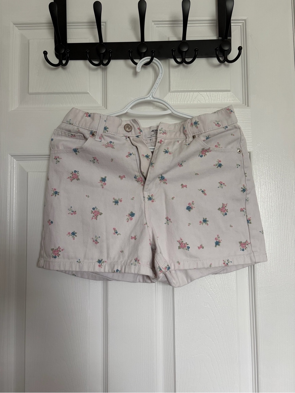 Ardene Light Pink Floral High Waist Shorts